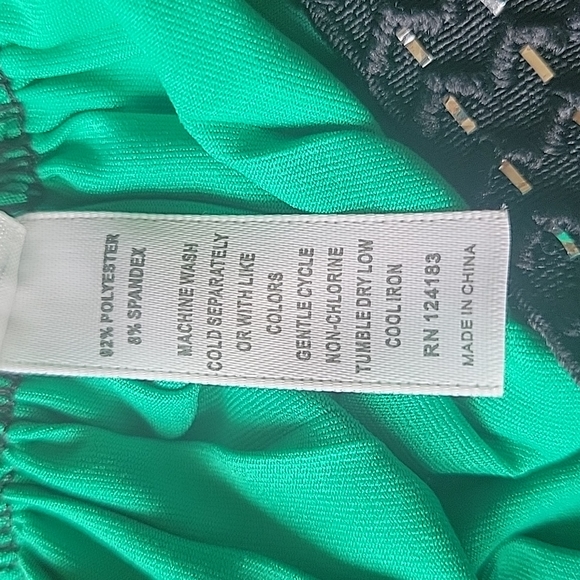Jon & anna midi pleated skirt size large color green - Picture 6 of 11